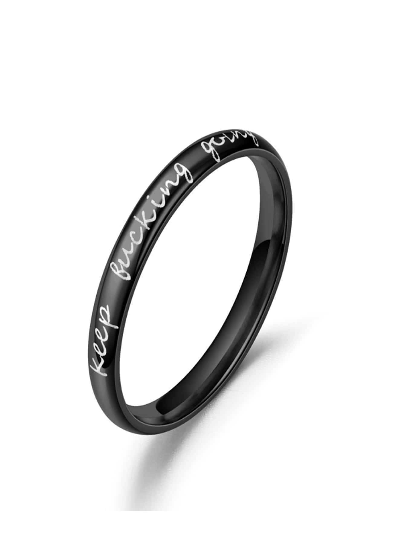 Men Letter Graphic Ring | SHEIN USA