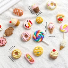20 piezas de pegatinas de imanes para refrigerador con forma de comida, el mejor regalo