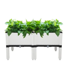 2Pcs Free Splicing Injection Planting Box White - White - View 2