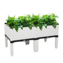 2Pcs Free Splicing Injection Planting Box White - White - View 1