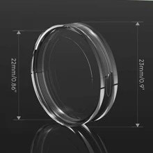 50入組透明硬幣收納盒,簡約風迷你塑膠硬幣盒 - 藍白色 - 查看 4