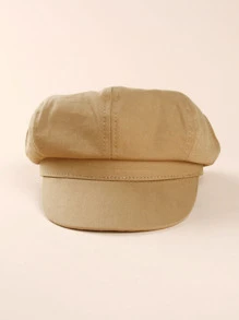 Niñitos Gorra baker unicolor - Caqui - Ver 3