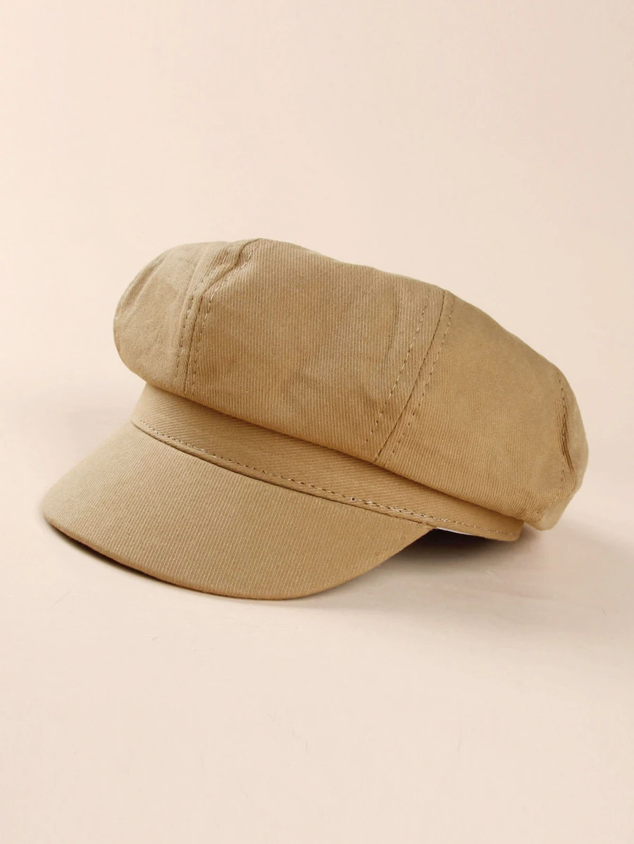 Niñitos Gorra baker unicolor - Caqui - Ver 1