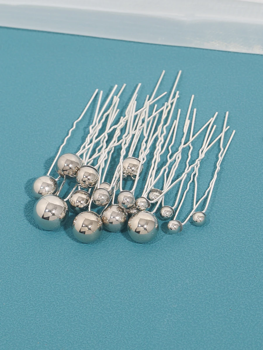 18件套串珠装饰新娘发夹休闲头饰。情人节配饰