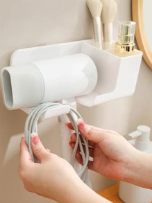 1入組無鑽吹風機支架 - 白色 - 查看 5