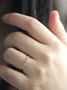 BALMORA 1pc Vintage Elegant S925 Sterling Silver Hollow Flower Pattern Gold Ring For Women For Anniversary Jewelry Gift