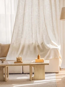 نمط مربع النقش ستارة شفافة لوحة واحدة حديث البوليستر ستارة شفافة شفافة لتصفية الضوء الى غرفة نوم