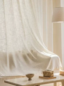 نمط مربع النقش ستارة شفافة لوحة واحدة حديث البوليستر ستارة شفافة شفافة لتصفية الضوء الى غرفة نوم