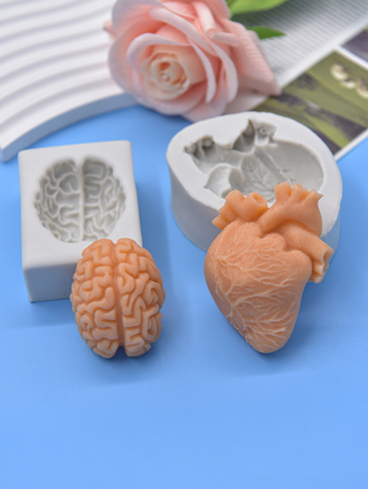 1 件装风琴设计 DIY 硅胶模具 现代纯色硅胶模具 适用于 DIY 工艺品