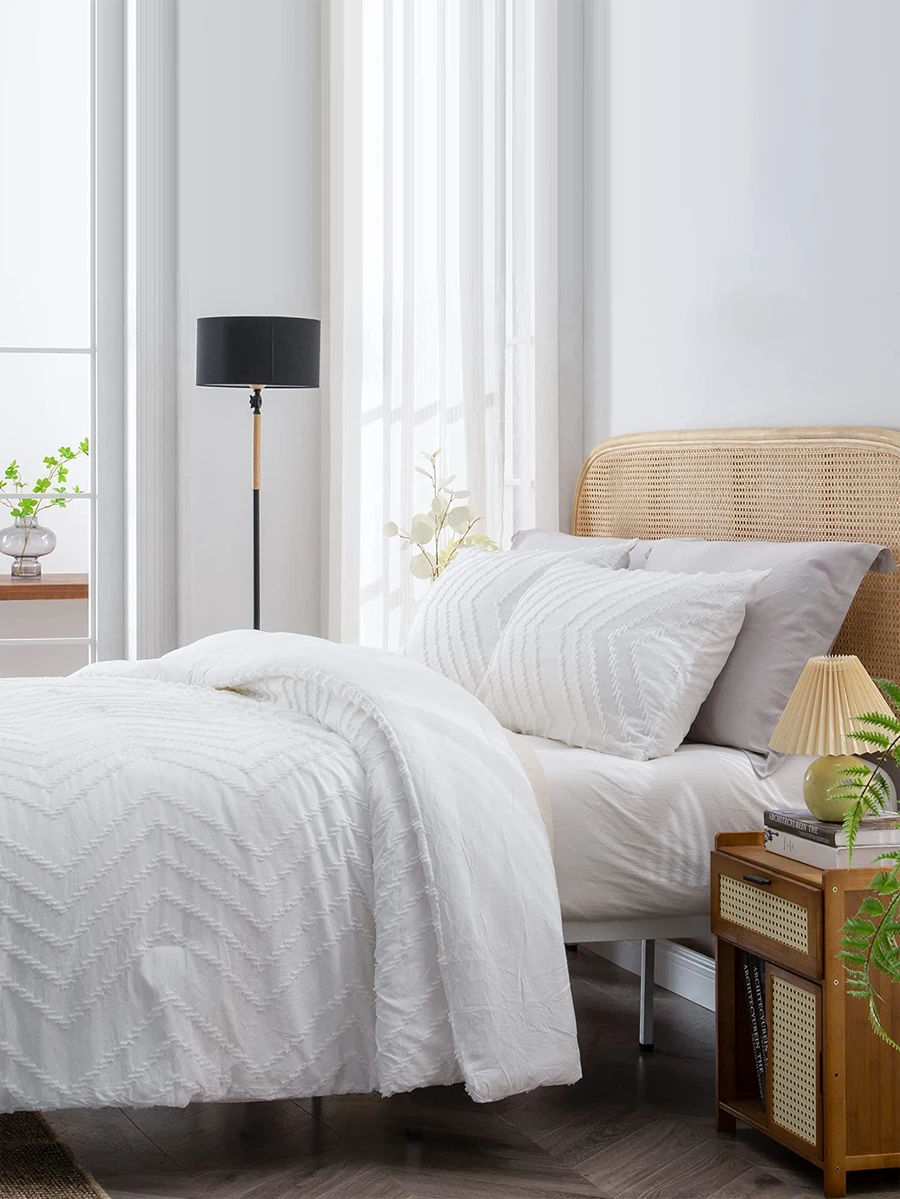 1pc White Quilt - Multicolor - View 1