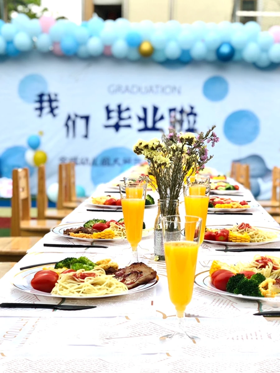 10pcs 19cm Gold Rimmed Dinner Plates For Restaurant Gathering - Gold - View 1