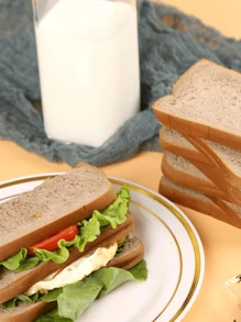 10pcs 19cm Gold Rimmed Dinner Plates For Restaurant Gathering - Gold - View 2