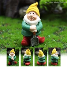 Mini Gonk Garden Set, 7pcs Gonk Resin Statue - Multicolor - View 7