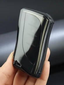 Funda de llave de coche TPU compatible con Lexus - Negro - Ver 4