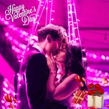 JMEXSUSS Connectable 100 LED Room Lights, 33ft 8 Modes Pink Christmas Lights Clear Wire, Plug In Pink String Lights Indoor Outdoor For Room Decor Christmas Tree Bedroom Valentines Party - Berwarna merah muda - View 5