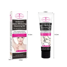 Gel limpiador blanqueador de axilas, 1 pieza Crema corporal de hidratación profunda - Blanco - Ver 6