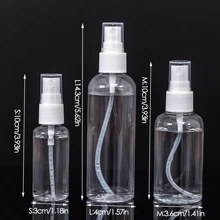 1pc Portable Travel Cosmetic Water Spray Bottle - Clear - View 2
