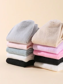 10 đôi Vớ mắt cá chân thời trang cho nữ để trang trí hàng ngày - Nhiều màu - Xem 3