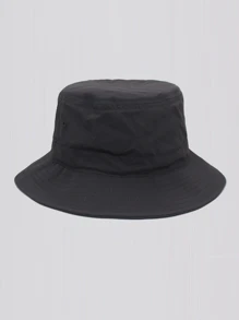 1 件男女通用纯色时尚渔夫帽，适合户外旅行休闲男士太阳帽夏季帽子，适合徒步旅行和钓鱼等夏季户外活动 - 灰色 - 查看 2