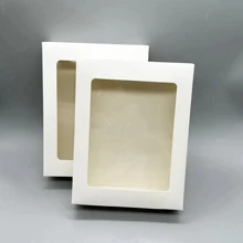 2pcs Clear Gift Box,Christmas - White - View 5