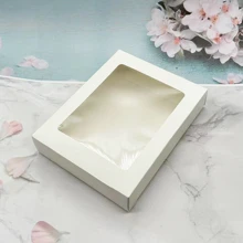 2pcs Clear Gift Box,Christmas - White - View 3