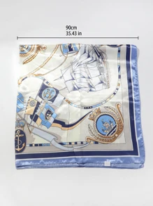 1 Khăn Satin Phong Cách Bohemian Hình Dạng Hình Học Mềm Mại & Mịn Màng Cho Cuộc Sống Hàng Ngày - Nhiều màu - Xem 6