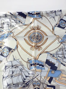 1 Khăn Satin Phong Cách Bohemian Hình Dạng Hình Học Mềm Mại & Mịn Màng Cho Cuộc Sống Hàng Ngày - Nhiều màu - Xem 5