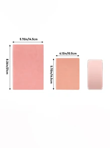 1Pc A5/A6 Dễ Thương Notebook Có Viền 100 Tờ Lót Giấy Cho Học Sinh Kỷ Lục Vẽ - Màu Hồng Tươi - Xem 5