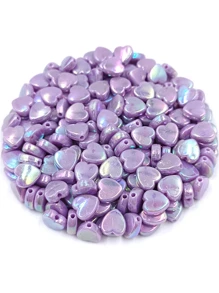 50入組/套心DIY首飾配件 - 紫色 - 查看 7