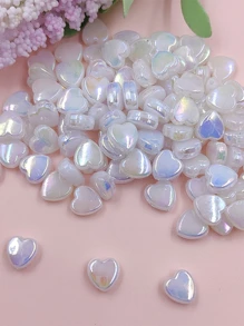 50 piezas/set Accesorio de joya DIY cuenta - Blanco - Ver 1