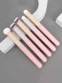 3pcs Makeup Brushes Set, Including Powder & Concealer Brush, Lip Brush, Sponge Applicator,Foundation Brush,Concealer Brush,Blush Brush,Contour Brush,Blush Brush,Bronzer Brush,Powder Brush,Foundation Brush,Blush Brush - Pink - View 2