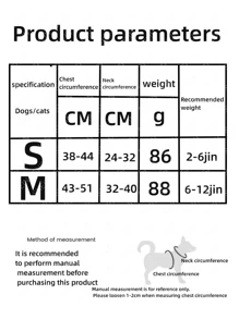 1入組卡通熊裝飾寵物包 - 粉色 - 查看 2