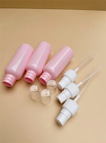 Reusable Spray Bottle, 3pcs Pink 50ML Portable Bottle For Travelling - Baby Pink - View 4