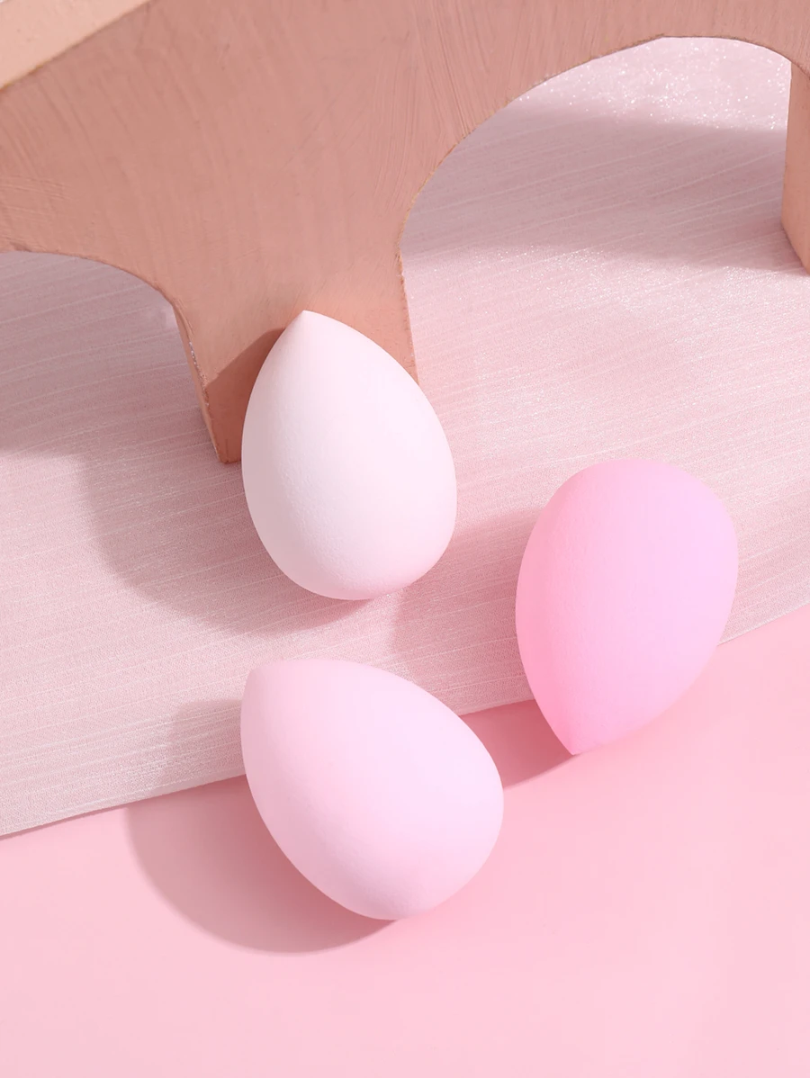 Makeup Sponge, 3pcs Beauty Cosmetic Foundation Cosmetic Sponge Makeup Blender Suitable For Cream & Powder Concealer,Makeup,Cheap,Room Decor,Vanity,Travel,Bedroom,Makeup Accessories,Puff,Makeup Blender,Powder Puff,Makeup Sponge