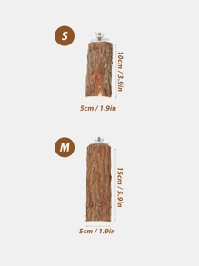 1入組天然木鸚鵡睡眠防水台板合適的適用於鳥和小寵物適用於全部季節 - 彩色 - 查看 5
