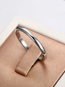 MONALLY Vòng rắn tối giản Phong cách đơn giản - Bạc - Xem 3