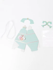 5 piezas Caja de papel de regalo tetera diseño - Azul - Ver 5