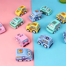 6入組/套隨機色塑膠玩具模型,現代字母圖案車設計玩具適用於兒童 - 軍綠色 - 查看 7