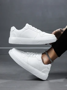 Mujer minimalista con cordón delantero Zapatillas de skate , deportivo Zapatillas deportivas