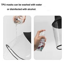 ROCKBROS Protective Cap Face Protection Bucket Cap Hat Dust Protection Cap - màu đen - Xem 3