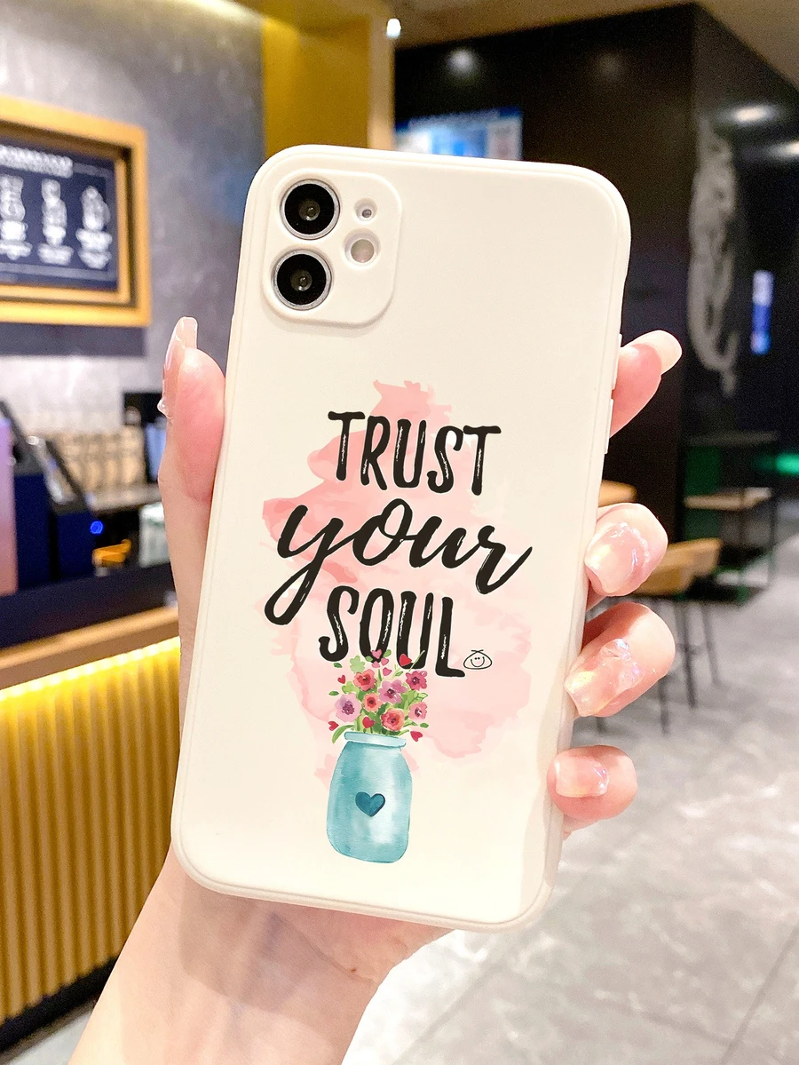 標語圖案手機殼 - 彩色 - 查看 1