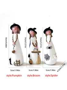 1入組萬聖節形狀花園裝飾品 - 彩色 - 查看 8