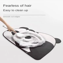 1入組字母圖案防滑浴室毯 - 咖啡棕 - 查看 5