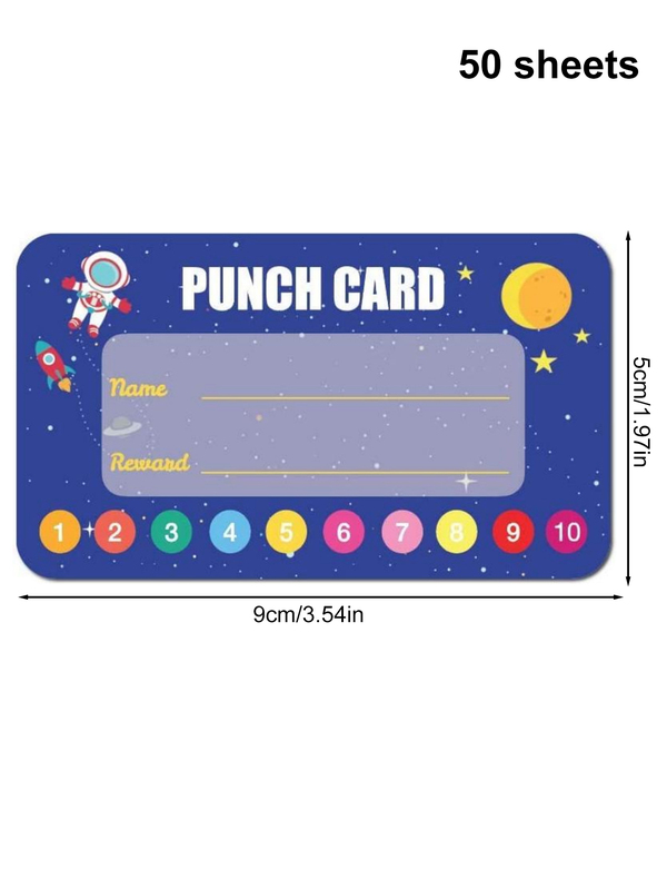 50pcs/pack Classroom Rewards Cards Learning Points Cards SHEIN USA