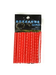 Dải phản quang nan hoa xe đạp ABS màu đỏ di động - Đỏ - Xem 2