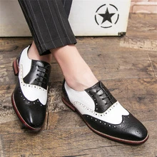 Men's Stylish Pu Leather Formal Shoes, Versatile - Black - View 4