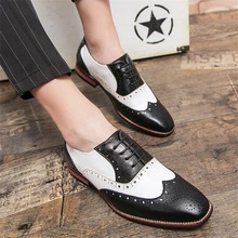 Men's Stylish Pu Leather Formal Shoes, Versatile - Black - View 2