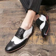 Men's Stylish Pu Leather Formal Shoes, Versatile - Black - View 5
