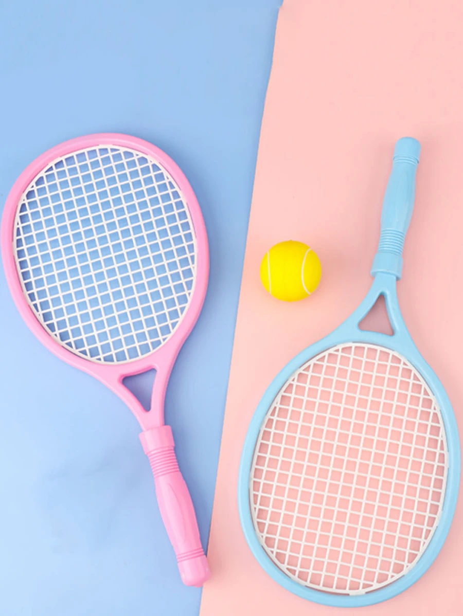 Tennis Racket & Ball Set - Multicolor - View 1