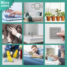 1/12/24pcs Kitchen Cleaning Sponges, Non-Scratch For Dish,Scrub Sponges,Kitchen,Bathroom,Home,Household Supplies - Yellow - View 8